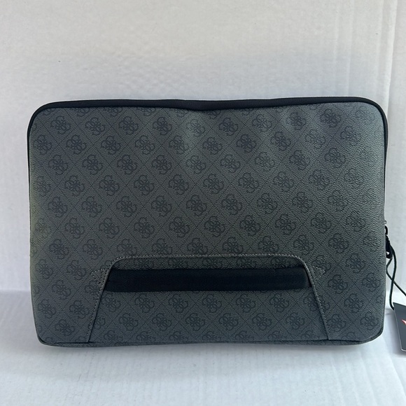 New GUESS Vezzola Smart Briefcase With Pocket - Picture 10 of 13